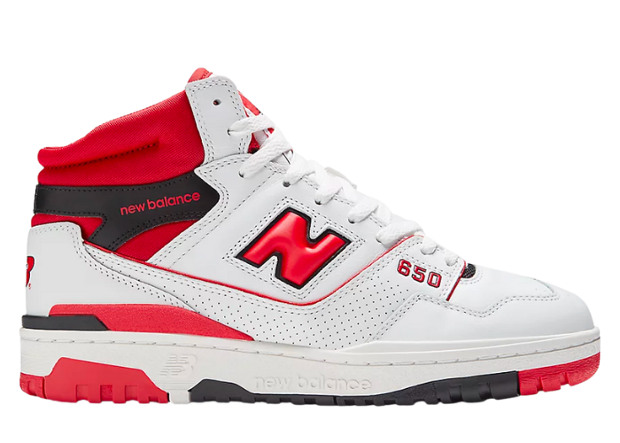 New Balance 650 White Red