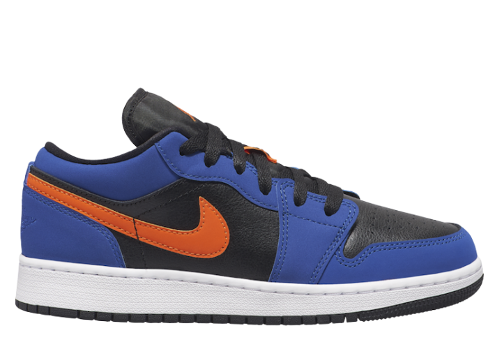 Jordan 1 Low Black Blue Orange (GS)