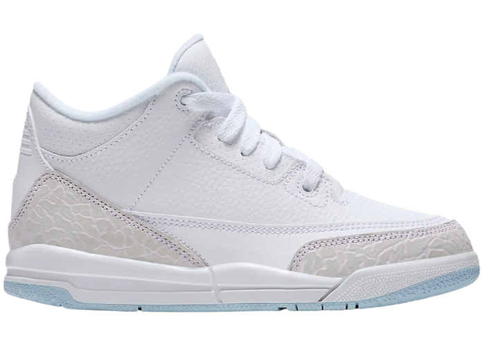 pure white jordan 3