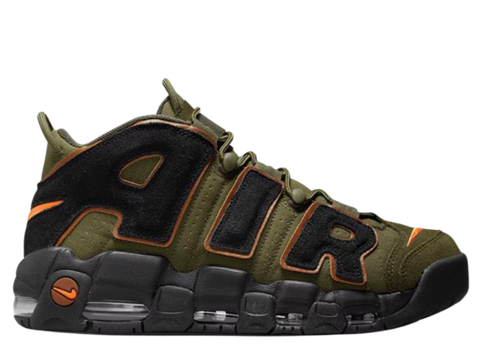 nike air uptempo army green