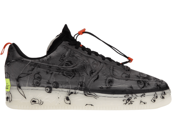Nike Air Force 1 Low 07 QS Purple Skeleton Halloween (2021