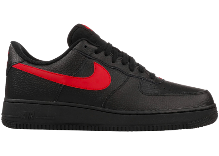 Nike Air Force 1 Low Black University Red