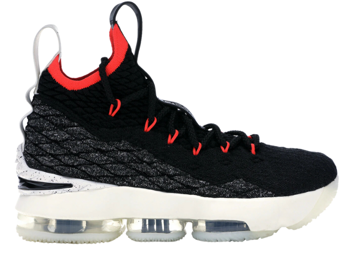 Nike LeBron 15 Black Bright Crimson (GS)