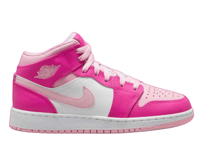 Air Jordan 1 Mid Medium Soft Pink Fierce Pink (GS)