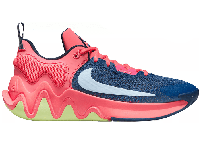 Nike Giannis Immortality 2 Dark Marina Blue Laser Crimson