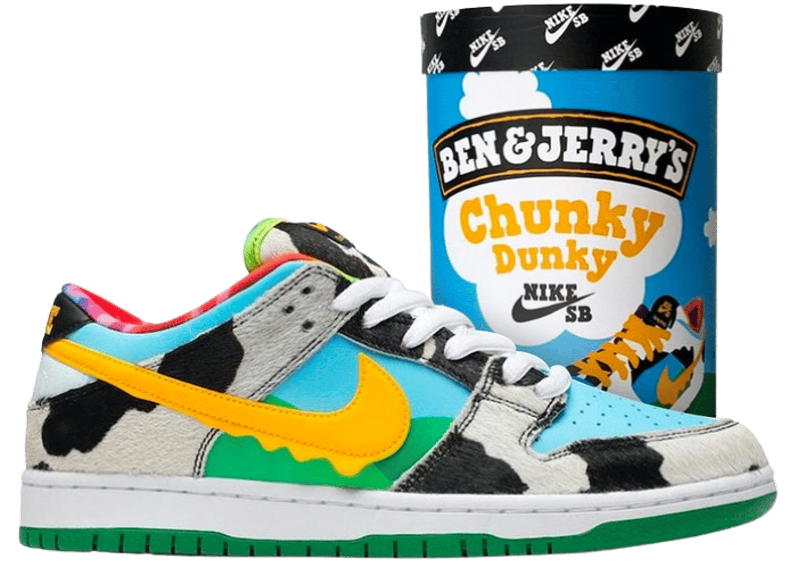 Nike SB Dunk Low x Ben Jerrys Chunky Dunky Special Box CU3244 10x