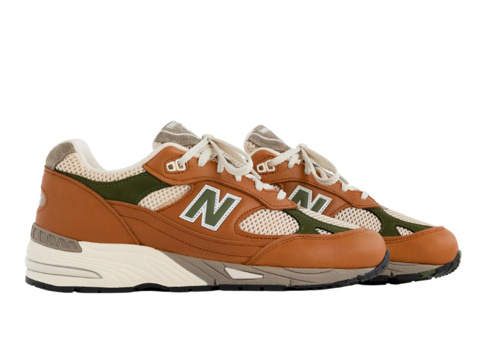 New Balance 991 Aime Leon Dore Tan Green