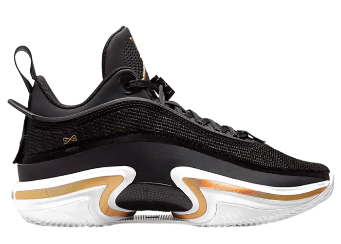 Air Jordan 36 Low Black Gold