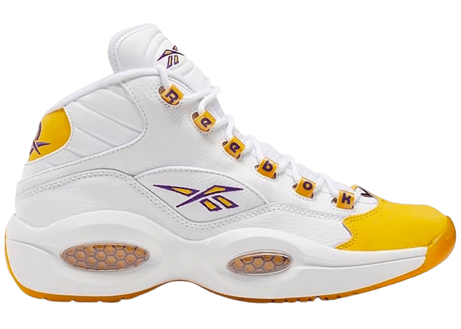 Reebok Question Mid Yellow Toe