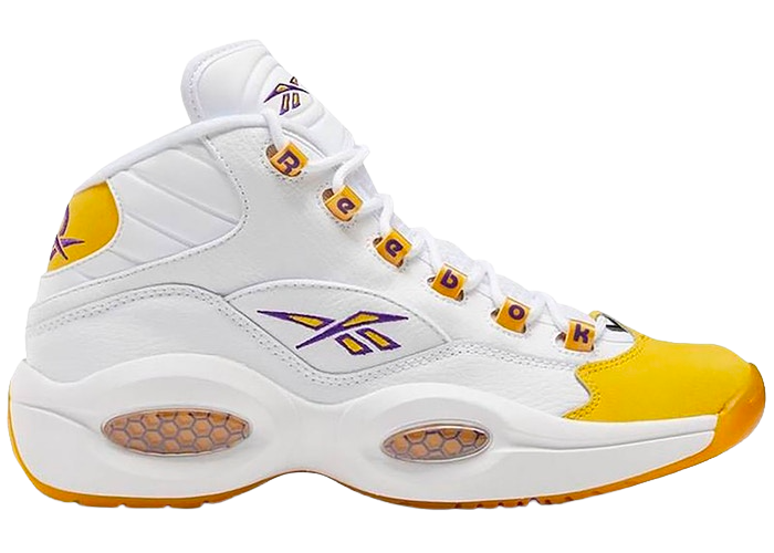 Reebok Question Mid Yellow Toe