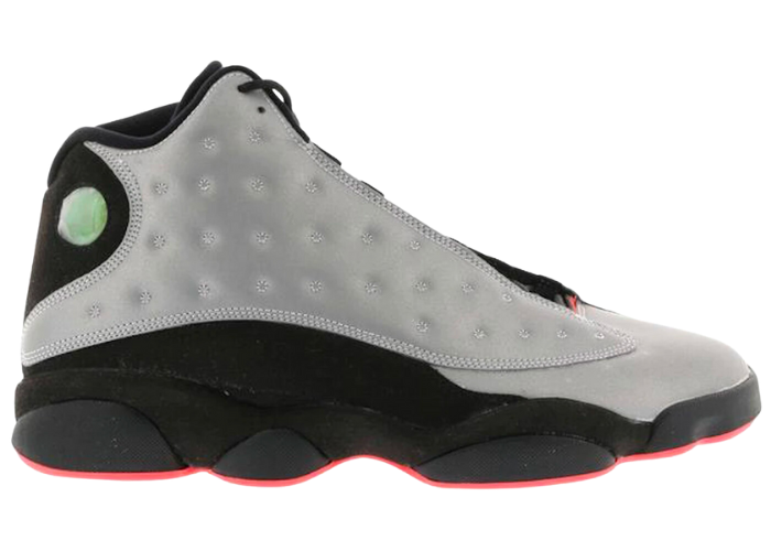 gray and pink jordan 13