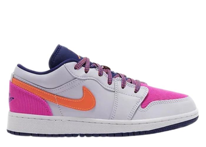 Jordan 1 Low Pink Corduroy (GS)