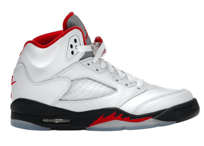 Air Jordan 5 Retro Fire Red Silver Tongue (2020) (GS)