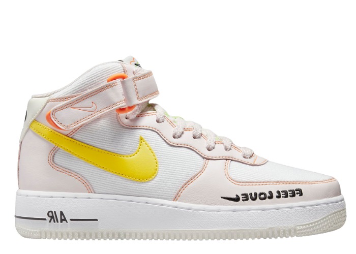 nike air force 1 high white university gold
