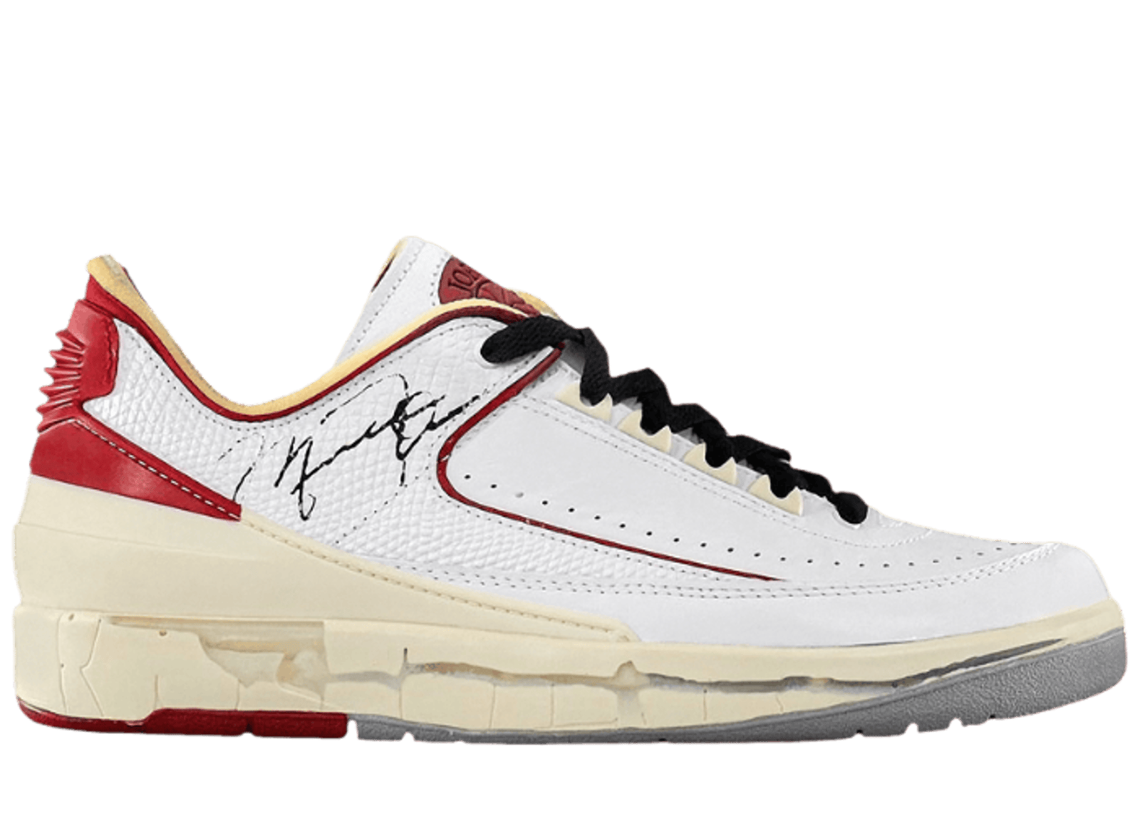 Air Jordan 2 Retro Low SP Off-White White Red