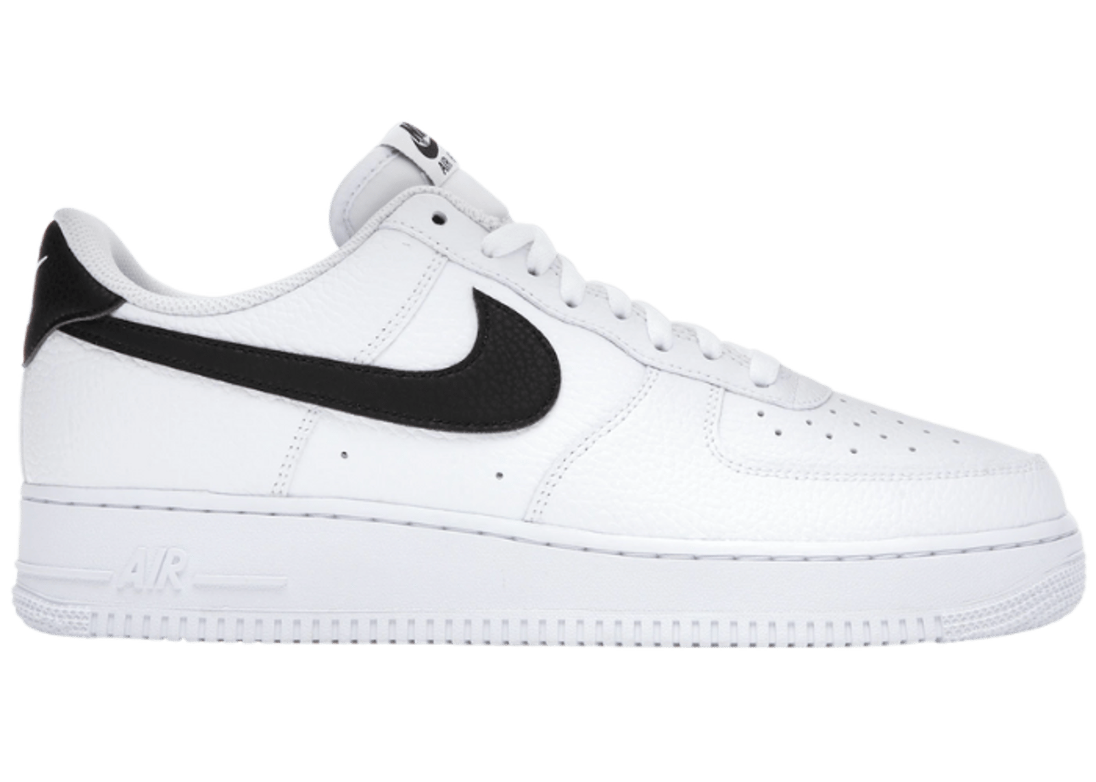 Nike Air Force 1 Low '07 White Black Pebbled Leather