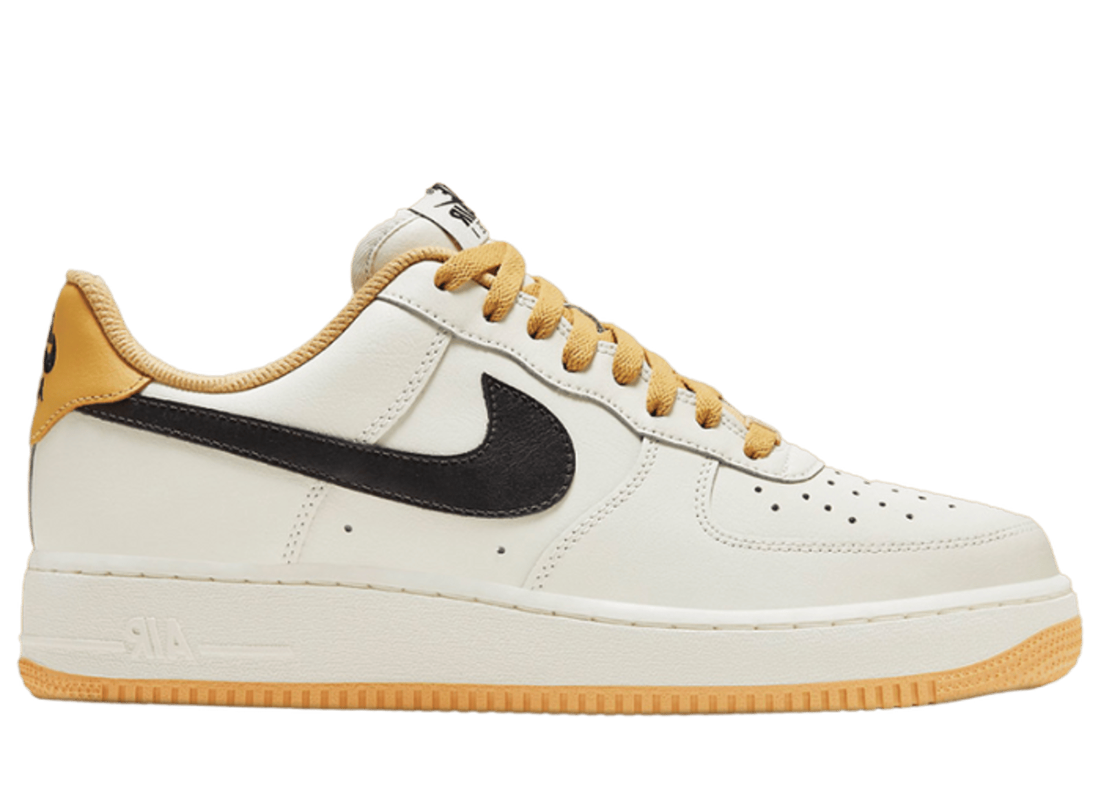 Nike Air Force 1 Low Sail Black Gold - FD9063-101 Release Info Nike Air Force 1 Low Sail Black Gold - FD9063-101 Release Info