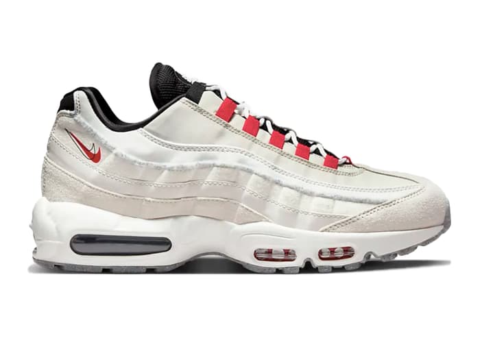 Nike Air Max 95 Light Bone Habanero Red