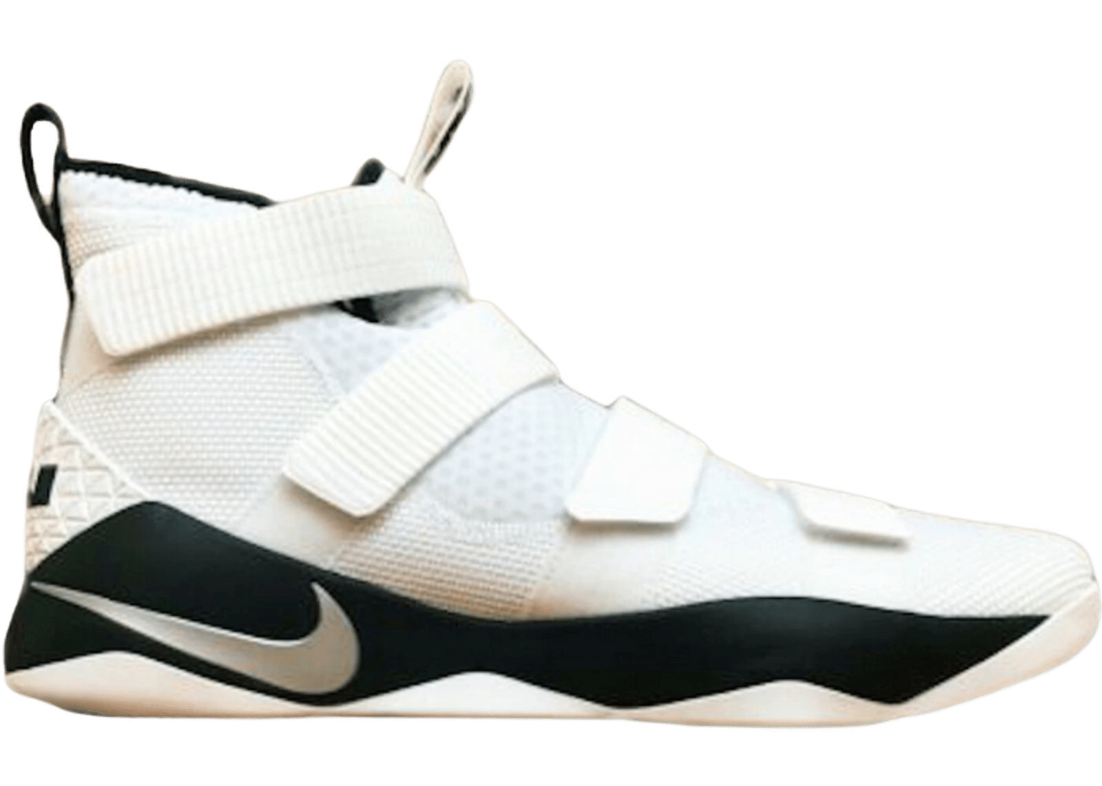 Nike LeBron Soldier 11 White Metallic Silver Black
