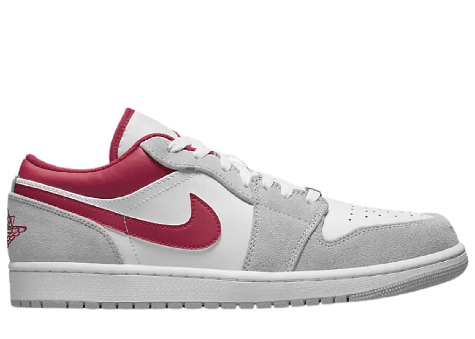 Jordan 1 Low SE Light Smoke Grey Gym Red