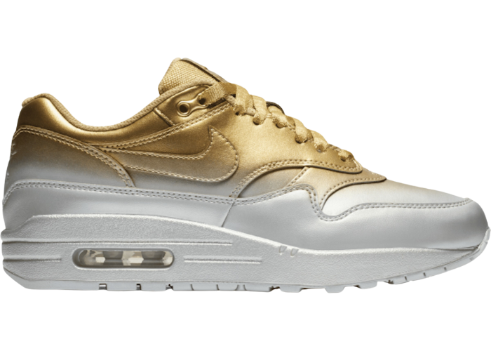 Nike Air Max 1 LX Metallic Gold Metallic Platinum (W)