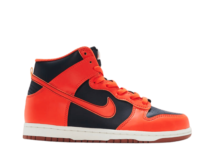 Nike Dunk High Black Safety Orange (PS)