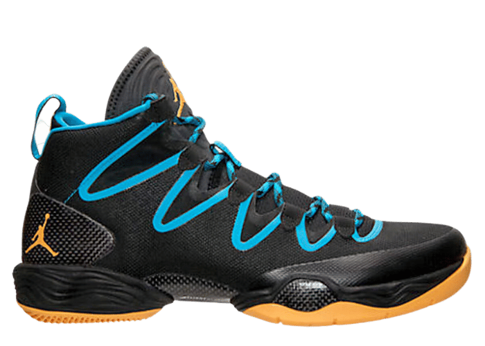 Air Jordan XX8 SE Black Atomic Mango Dark Powder Blue