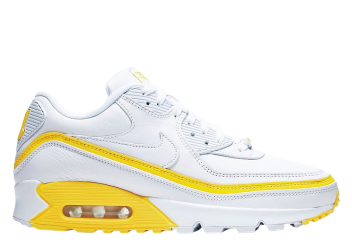 NIKE Air Max 90 UNDEFEATED ホワイト/イエロー Air Max 90 x Undefeated 'White/Opti Yellow' Release Date