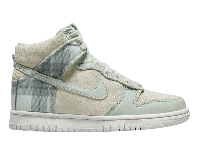 Nike Dunk High SE Tartan Plaid Summit White (GS)