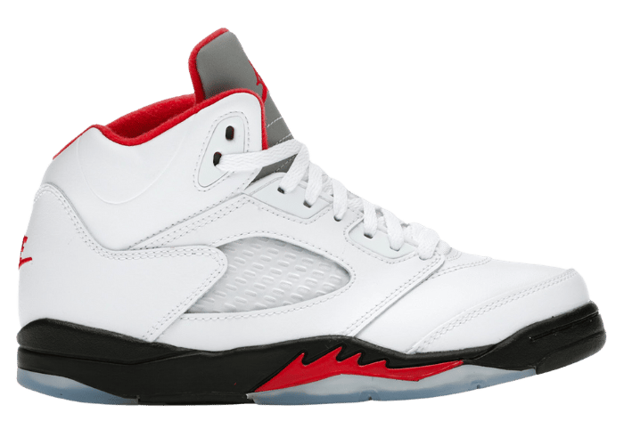 Air Jordan 5 Retro Fire Red Silver Tongue (2020) (PS)