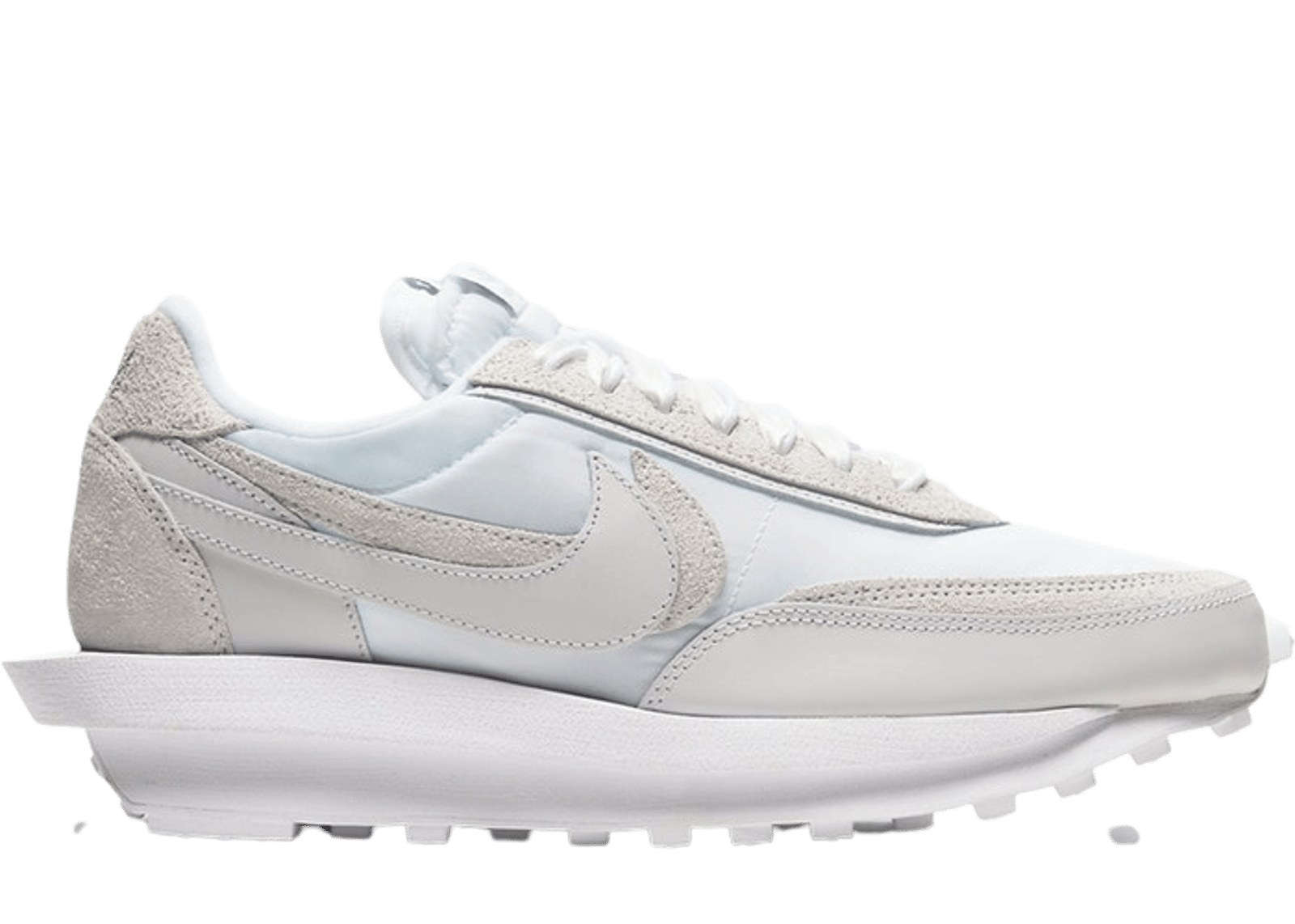 sacai x Nike LD Waffle Nylon White