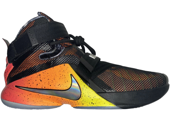 Nike LeBron Zoom Soldier 9 LTD Black Bright Citrus