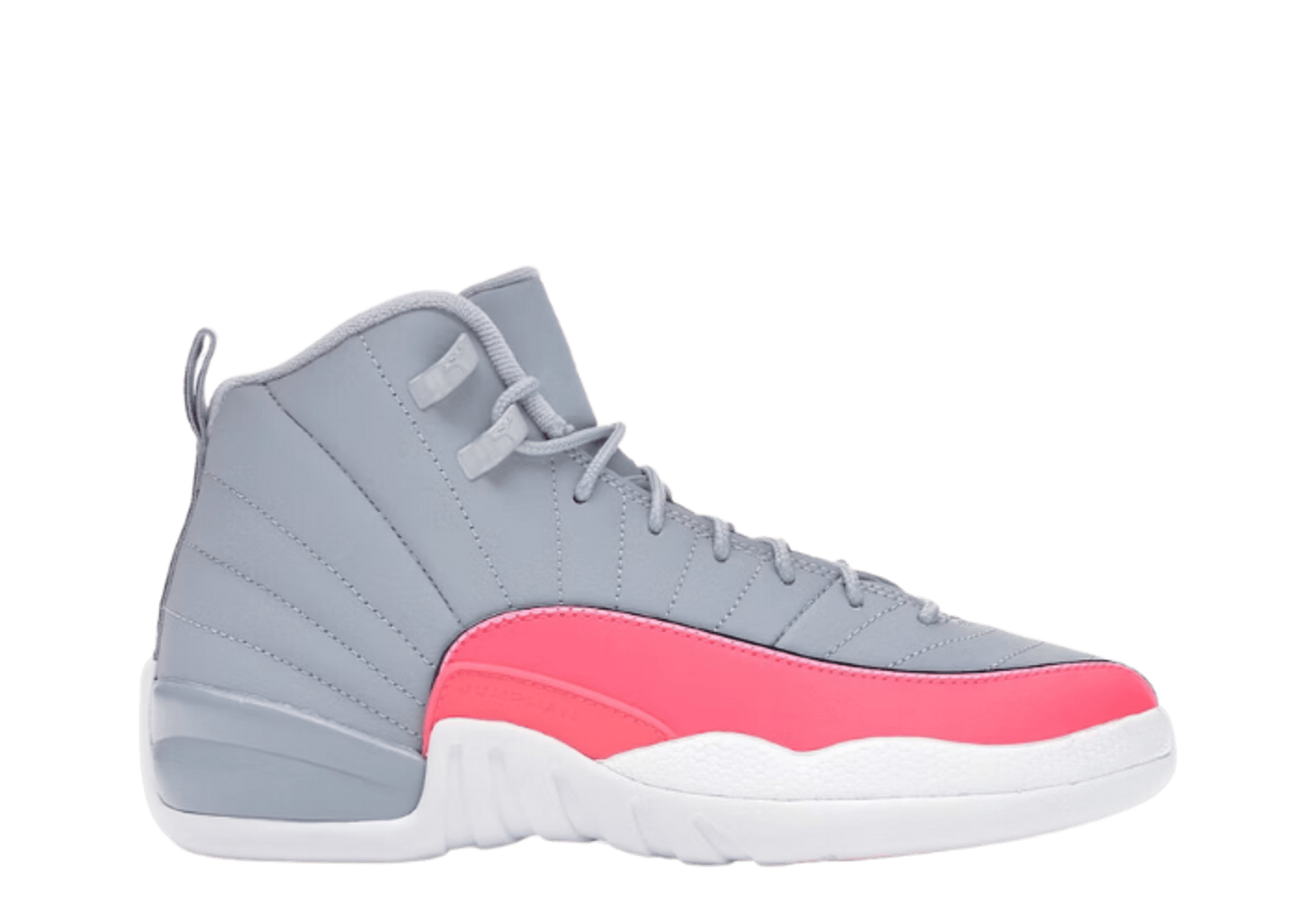 Air Jordan 12 Retro Wolf Grey Racer Pink GS 510815 060