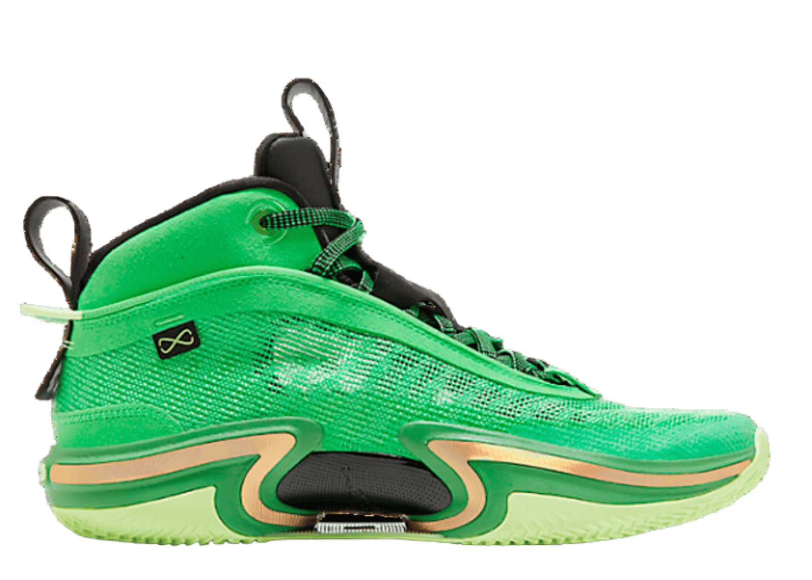 Air Jordan 36 Green and Gold