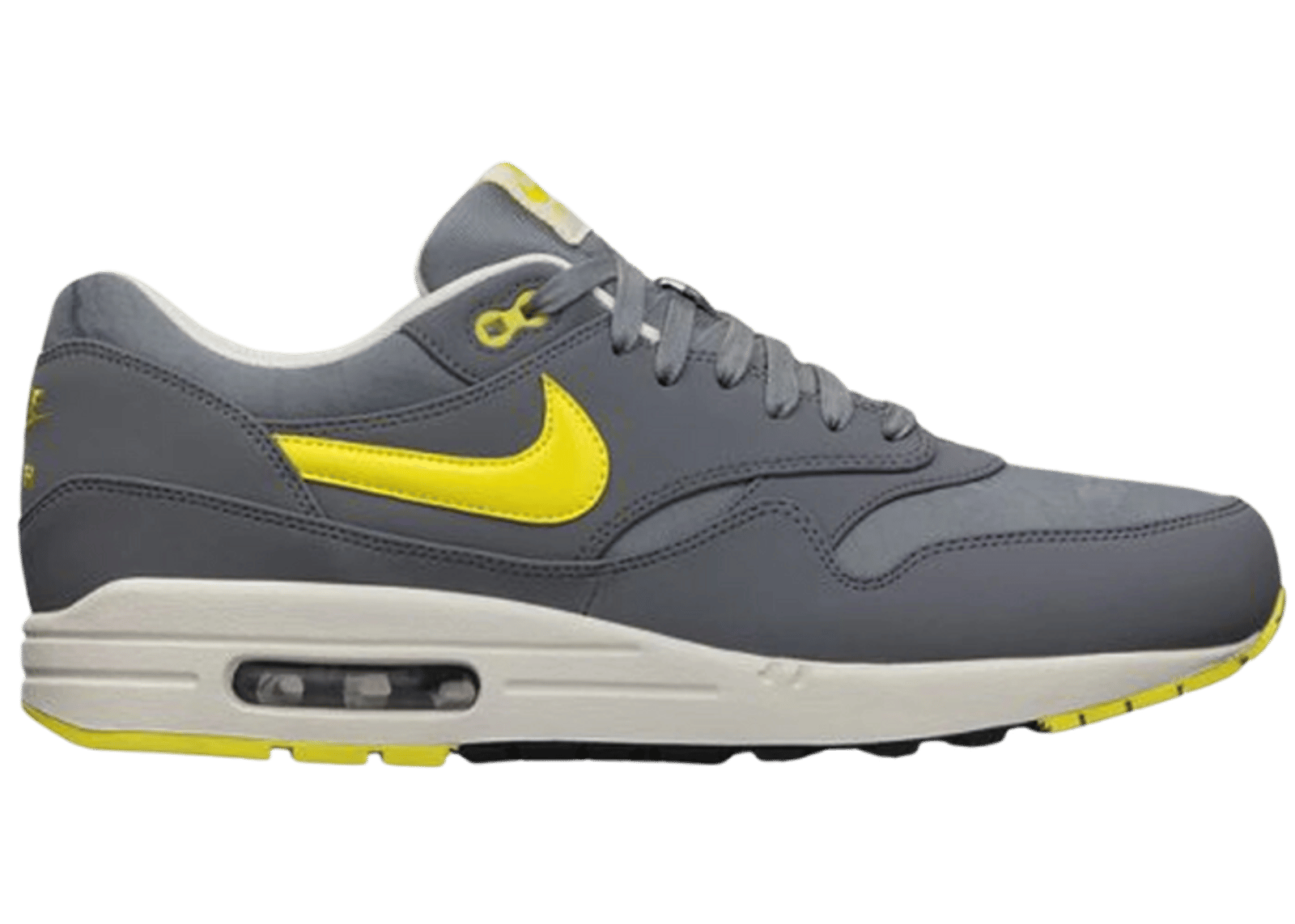 Nike Air Max 1 Cool Grey Sonic Yellow