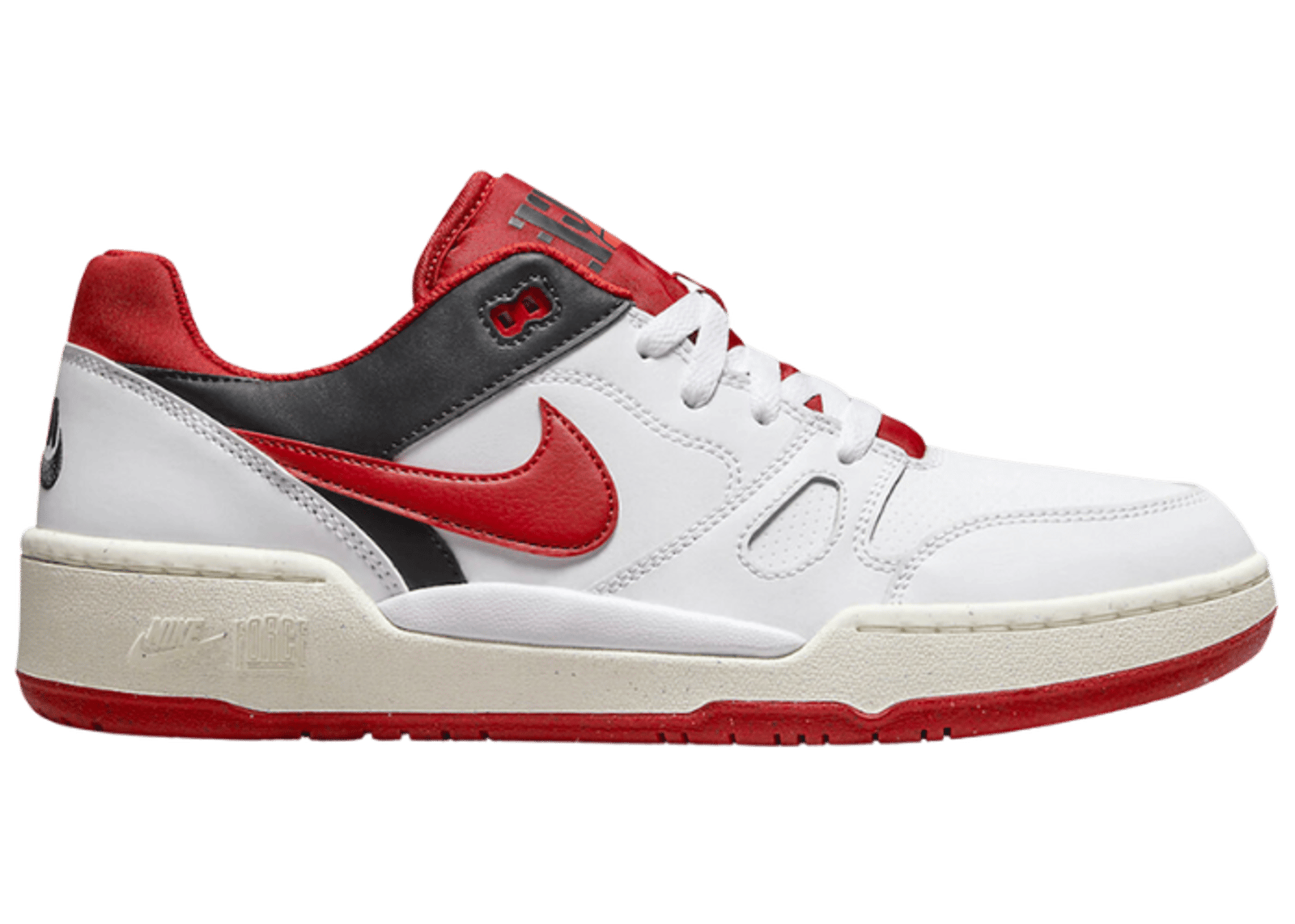 Nike Full Force Low White Red Black