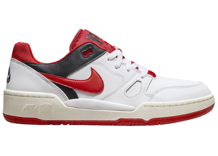 Nike Full Force Low White Red Black