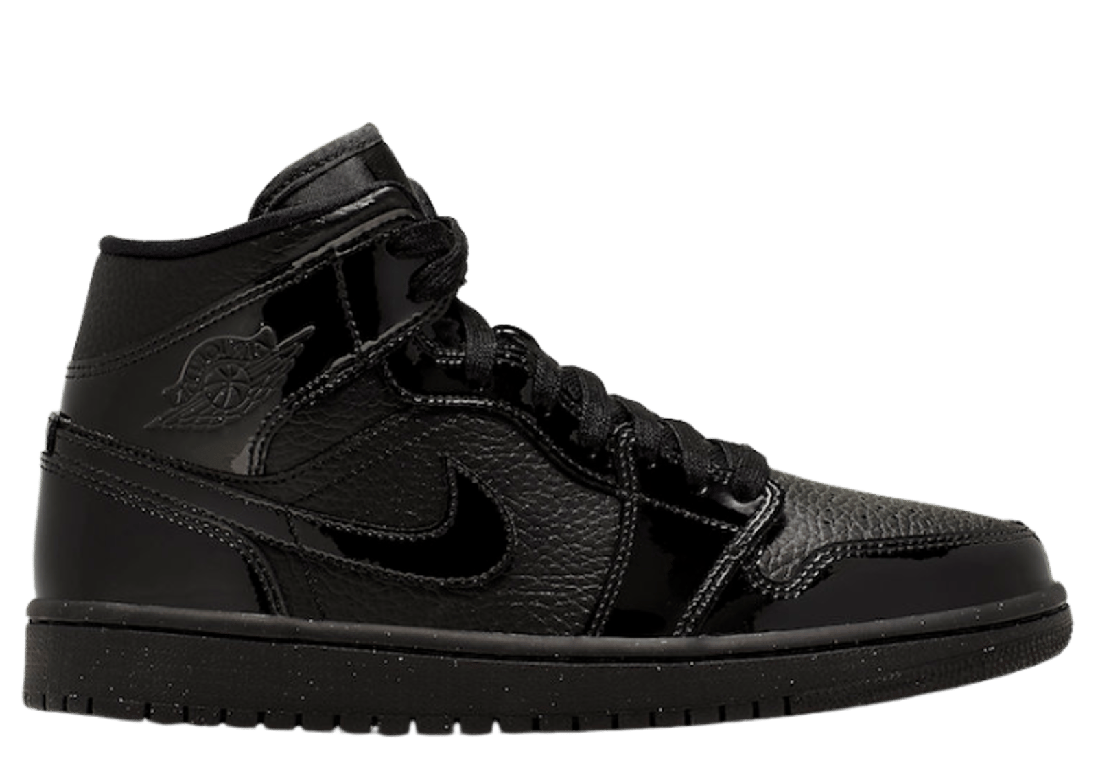 Jordan 1 Mid Patent Triple Black (W)