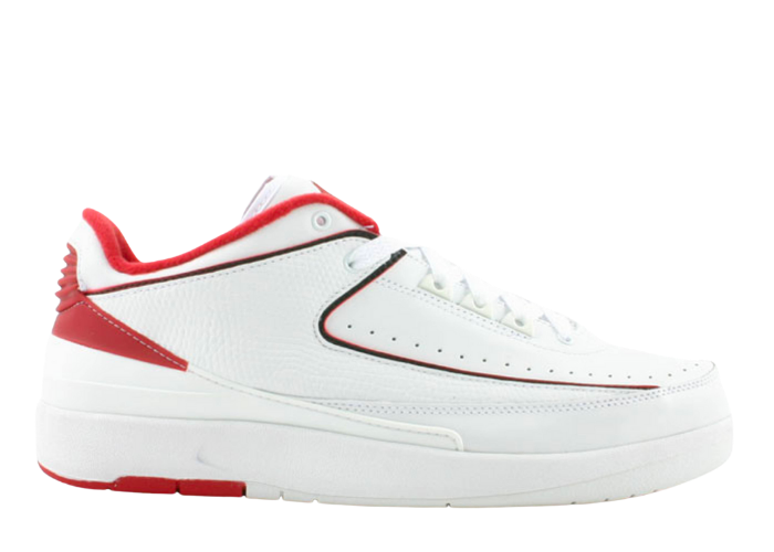 Jordan 2 Retro Low White Varsity Red