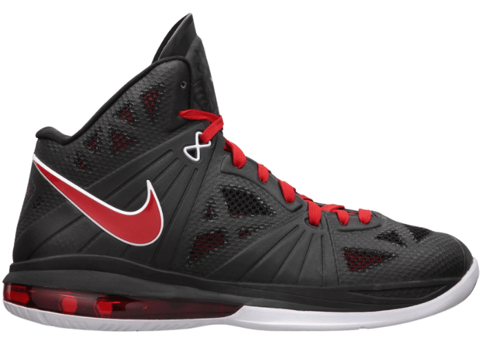 Nike LeBron 8 PS White/Black/Red