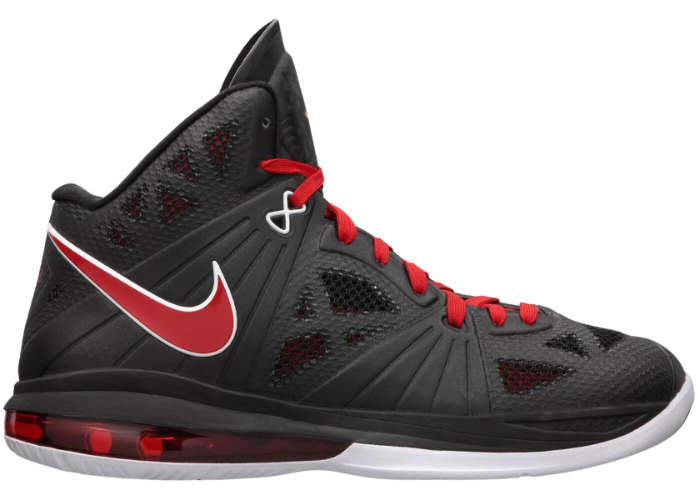 Nike LeBron 8 PS White/Black/Red