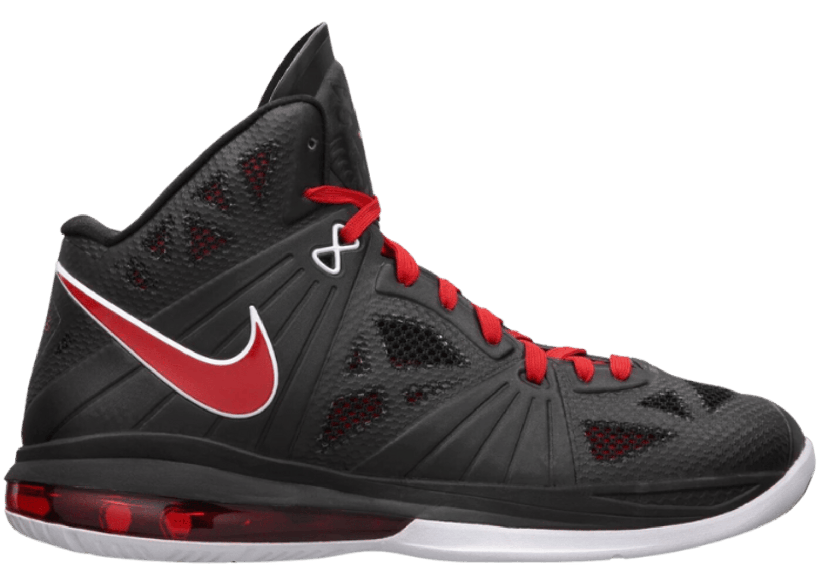 Nike LeBron 8 PS White/Black/Red