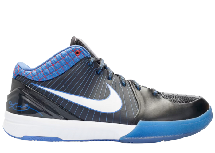 Nike Zoom Kobe 4 Black White Royal Red