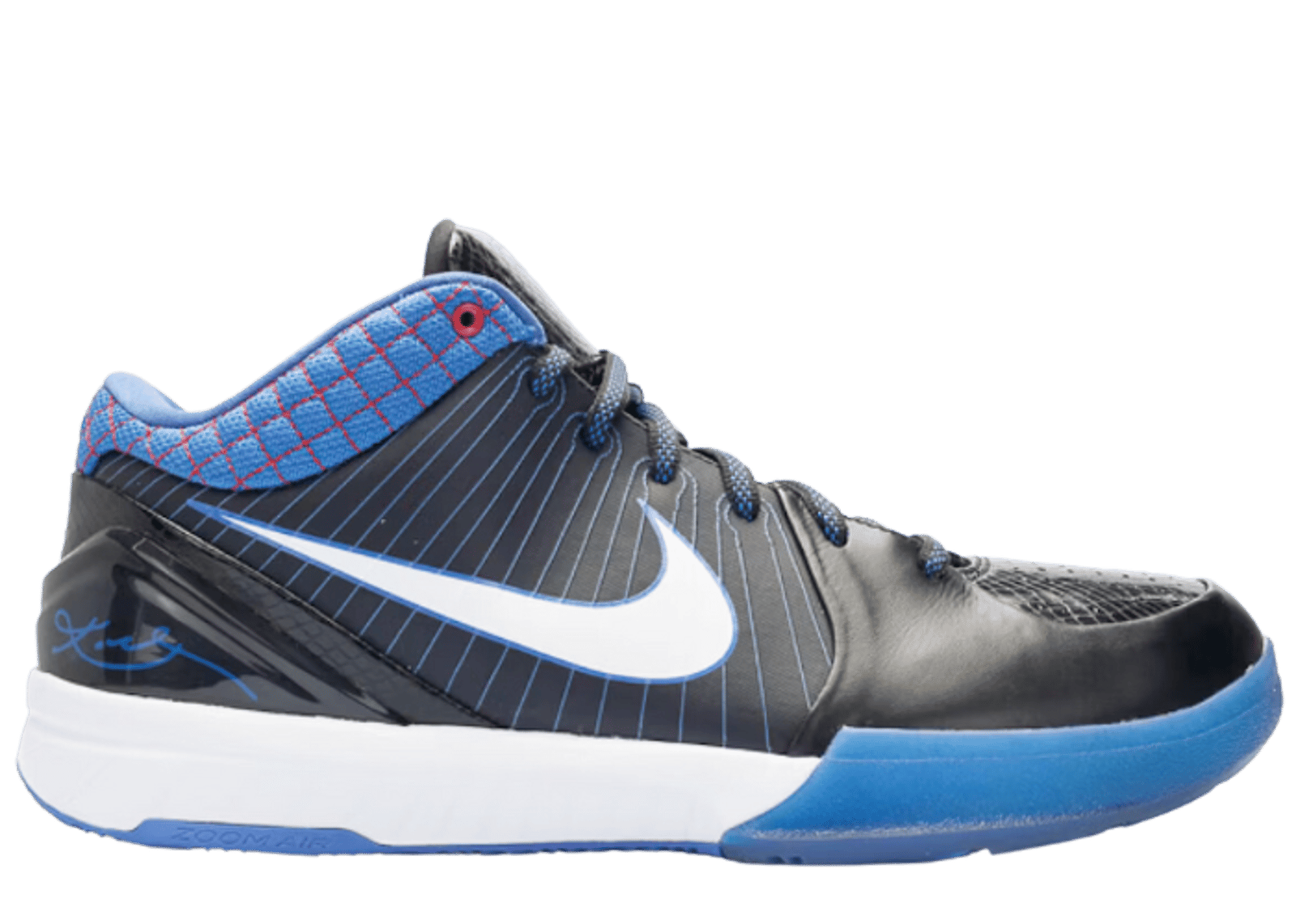 Nike Zoom Kobe 4 Black White Royal Red