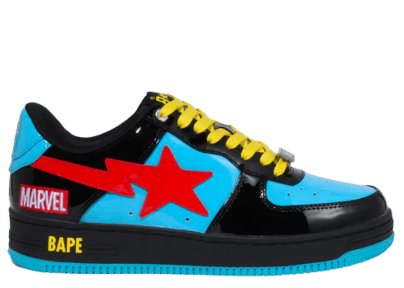 A Bathing Ape BAPESTA Marvel Black Widow