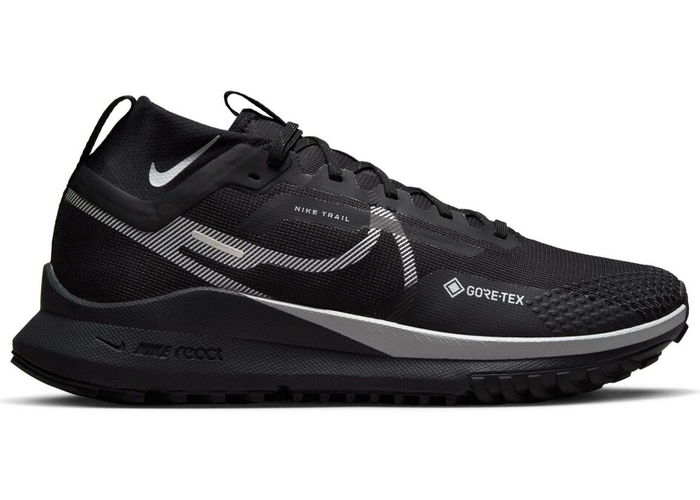 Nike React Pegasus Trail 4 Gore-Tex Black Wolf Grey - DJ7926-001