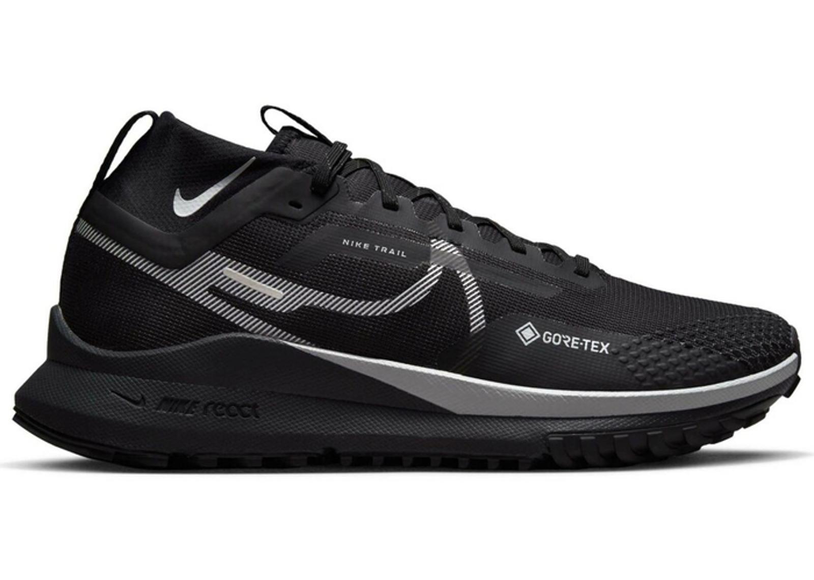 Nike React Pegasus Trail 4 Gore-Tex Black Wolf Grey