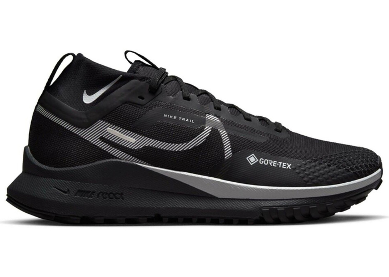 Nike React Pegasus Trail 4 Gore-Tex Black Wolf Grey