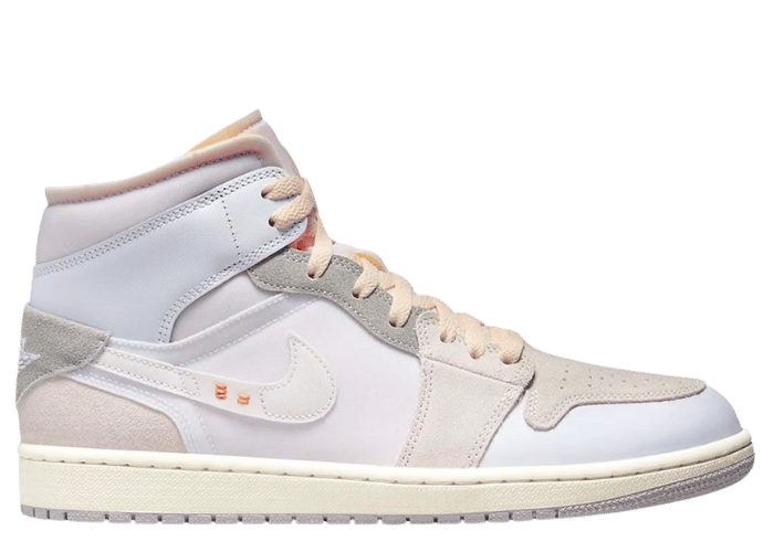 Jordan 1 Mid SE Craft Inside Out White Grey