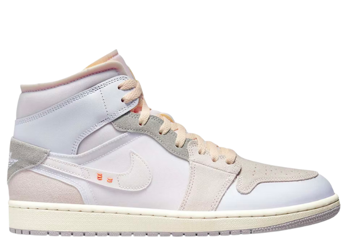 Jordan 1 Mid SE Craft Inside Out White Grey